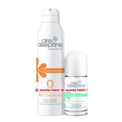 Cire Aseptine Carnelian Deodorant 150ml + Detox Rollon 60ml Set