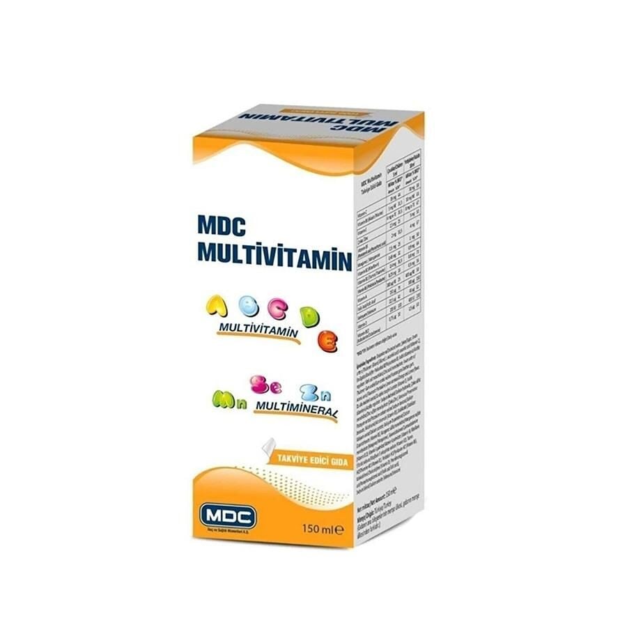 Mdc Multivitamin Multimineral Şurup 150ml