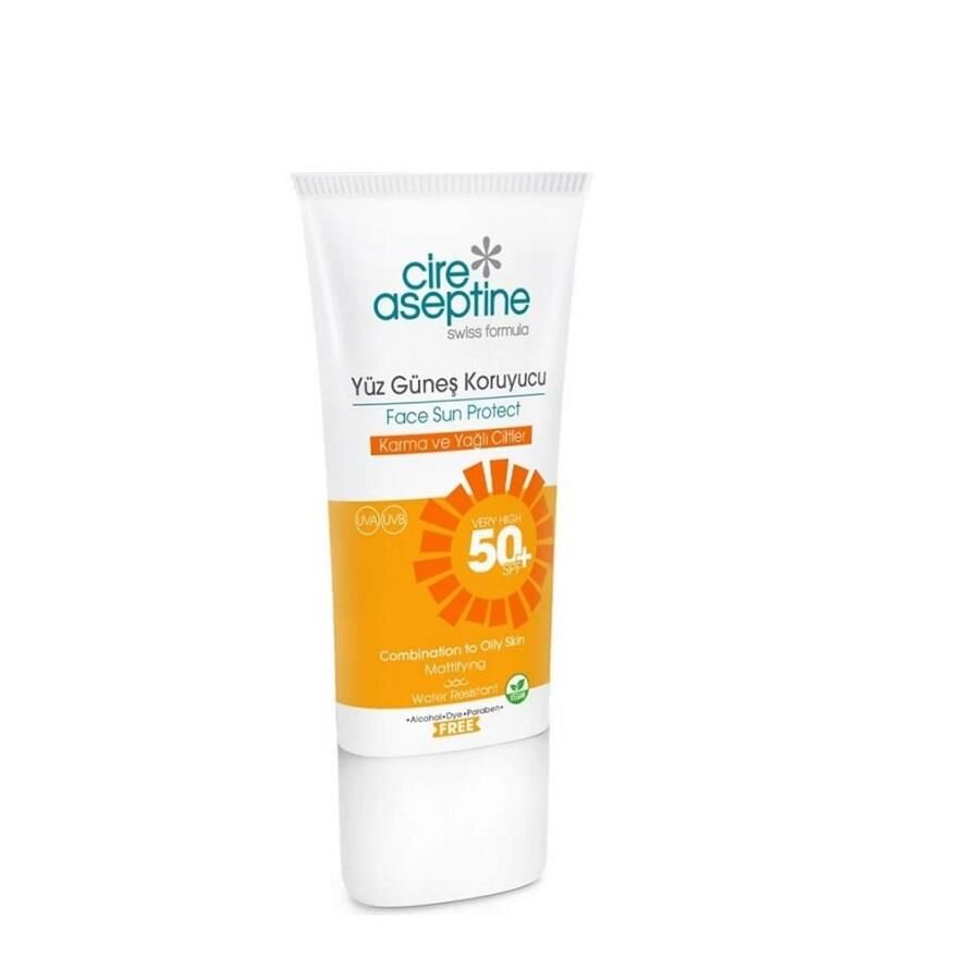 Cire Aseptine Sun Yüz Güneş Koruyucu Losyon SPF50 60ml