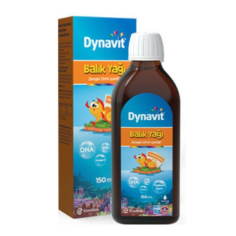 Dynavit Balık Yağı Şurubu Portakal Aromalı 150ml