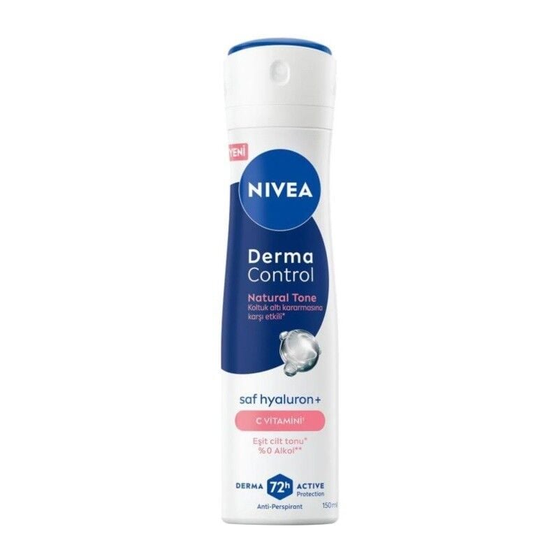 Nivea Derma Control Natural Sprey Deodorant Kadın 150ml