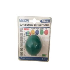 Minion El ve Parmak Yeşil Egzersiz Topu Yumuşak