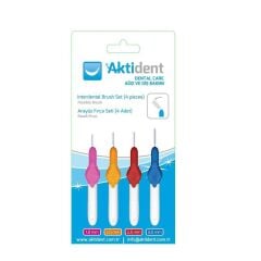 Aktident Arayüz Fırçaları Karma SETİ 4 Adet