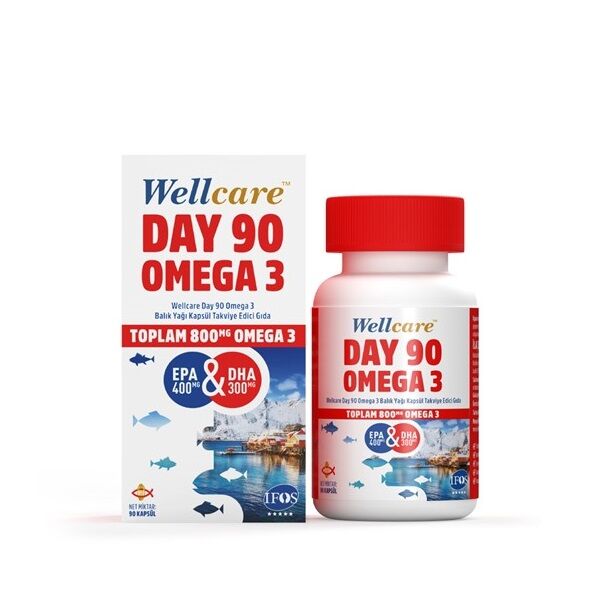 Wellcare Day Omega 3 90 Kapsül