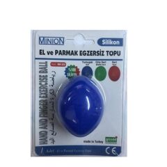 Minion El Ve Parmak Egzersiz Topu Mavi Orta