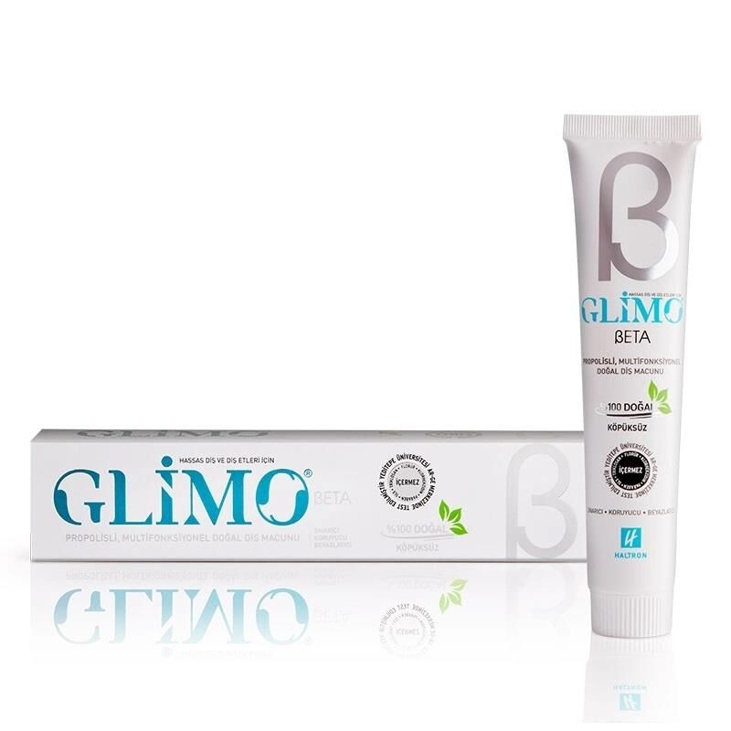Glimo Beta Propolisli Multifonksiyonel Doğal Diş Macunu 75ml - Hassas Diş ve Diş Etleri için