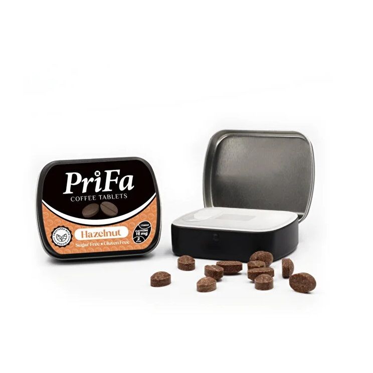 Prifa Şekersiz Kahve Tableti HAZELNUT 15 Tablet