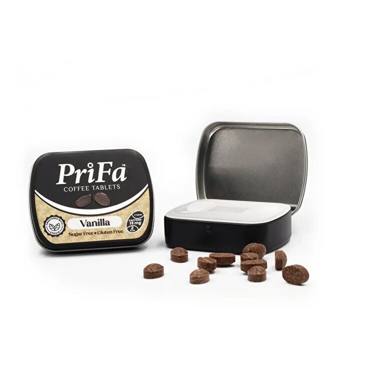 Prifa Şekersiz Kahve Tableti VANILLA 15 Tablet