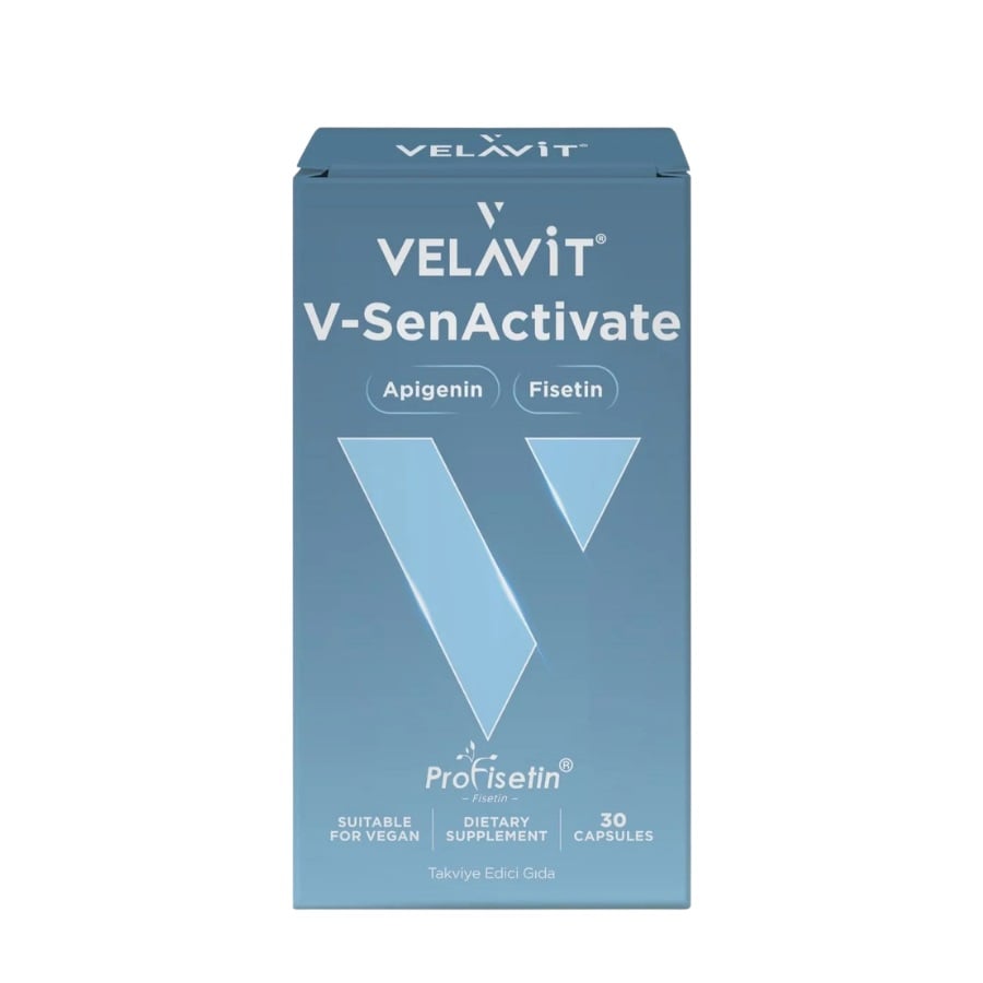 Velavit V-Sen Activate Apigenin Fisetin 30 Kapsül