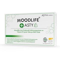 Moodlife Asty Probiyotik D Vitamin 30 Kapsül