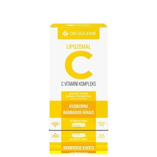 Dr.Gülzari C Kompleks 30 Çiğneme Tableti