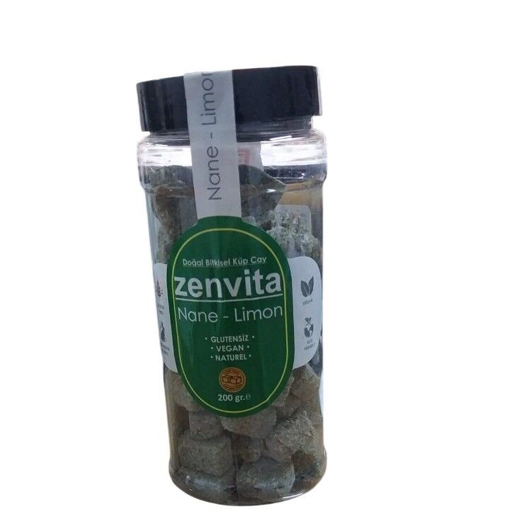 Zenvita NANE LİMON KIŞ ÇAYI 200gr Küp Şeklinde