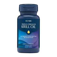 GNC Triple Strenght Krill Oil 30 Yumuşak Kapsül