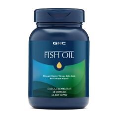 GNC Fish Oil 60 Yumuşak Kapsül