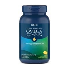 GNC Triple Strength Omega Complex 90 Yumuşak Kapsül