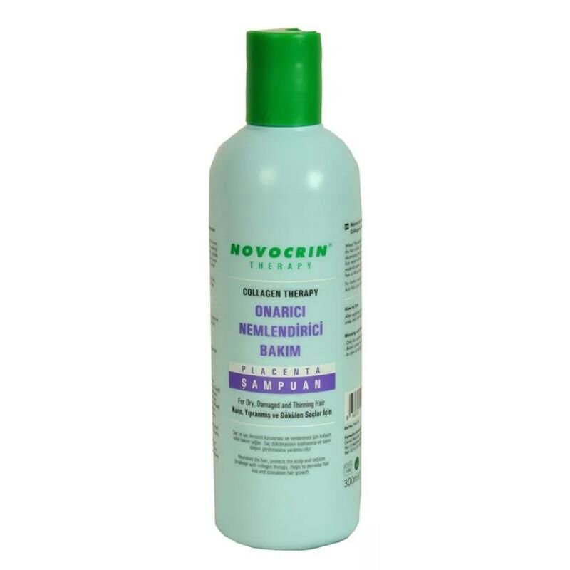 Novocrin Therapy Placenta Collagen Onarıcı Nemlendirici Bakım Şampuanı 300ml