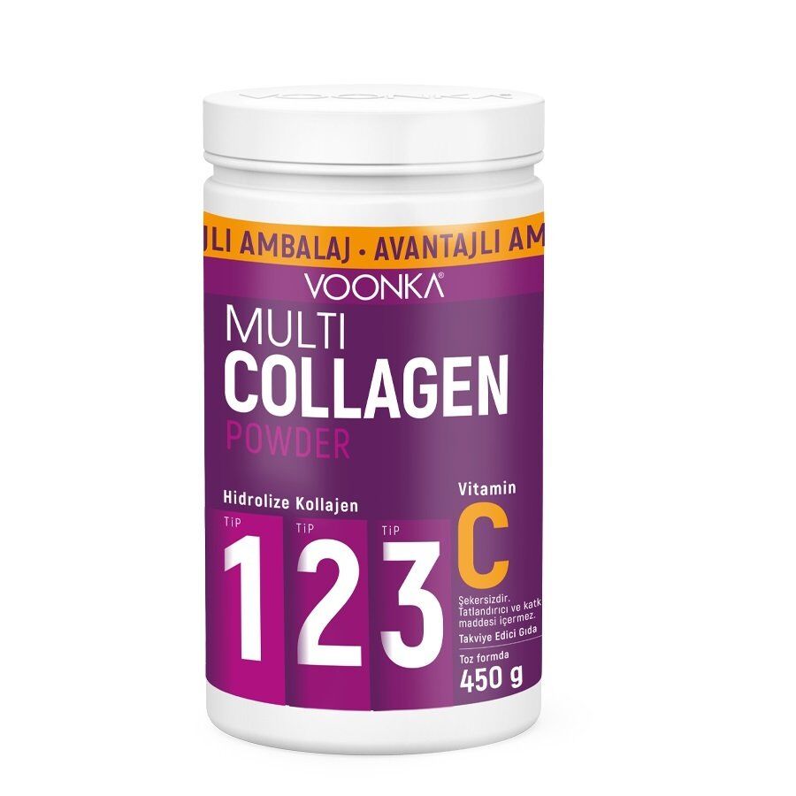 Voonka Multi Collagen Powder 450gr Toz