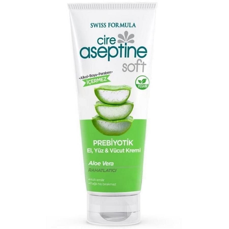 Cire Aseptine Soft Prebiotik Aloevera 75 Ml Tüp
