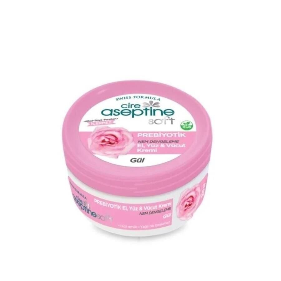 Cire Aseptine Kavanoz Soft Krem Gül 300 ml