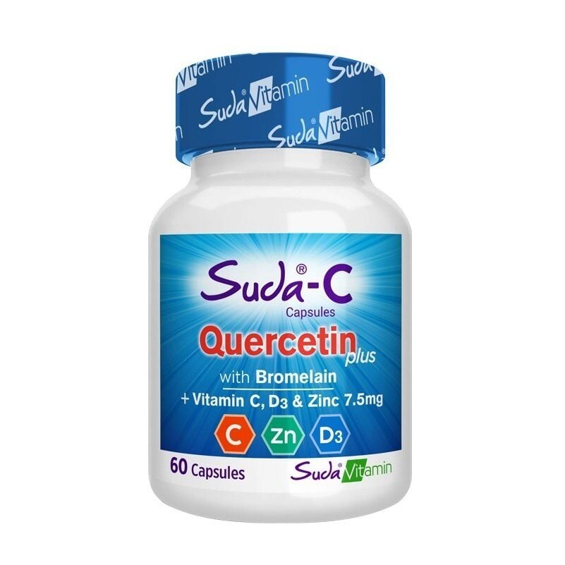 Suda C Quercetin Plus (Kuersetin) 60 Kapsül