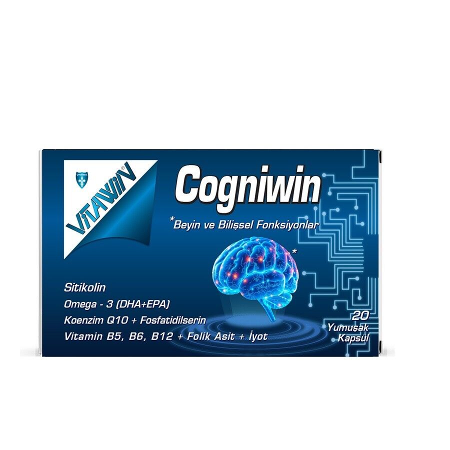 Vitawin Cogniwin Sitikolin DHA 20 Kapsül