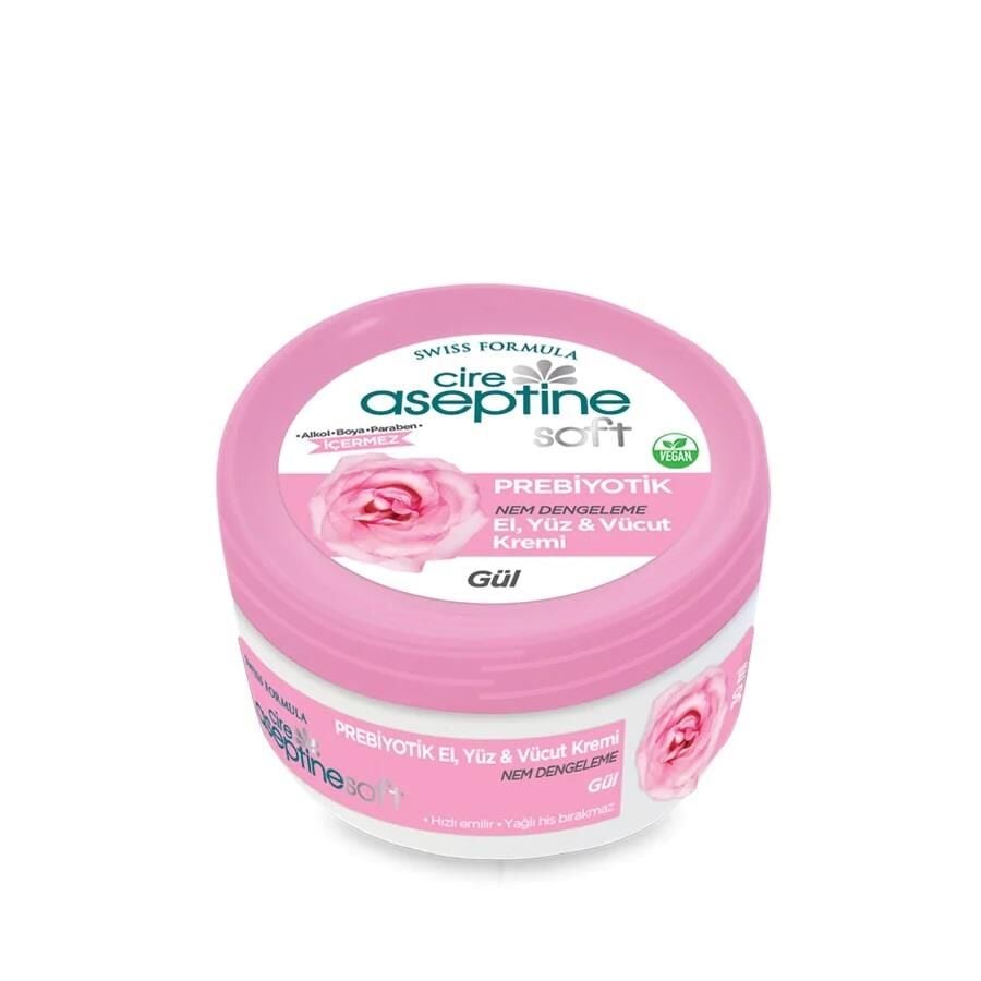Cire Aseptine 30Ml Kavanoz Soft Krem Gül
