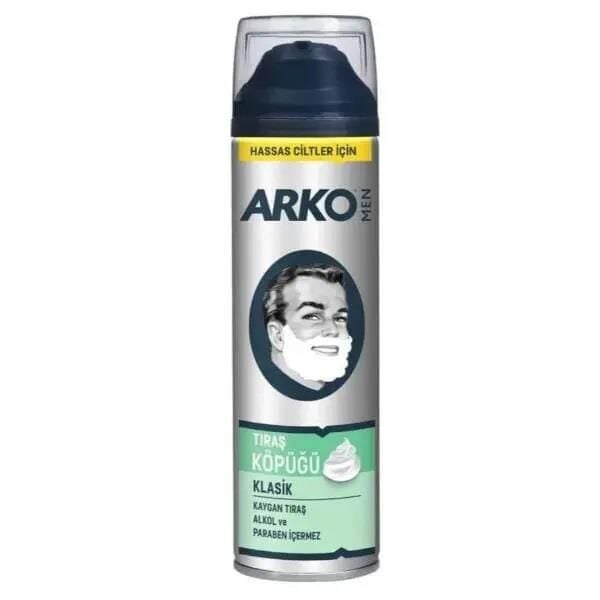 Arko Klasik Hassas Ciltler İçin Tıraş Köpüğü 200 ml