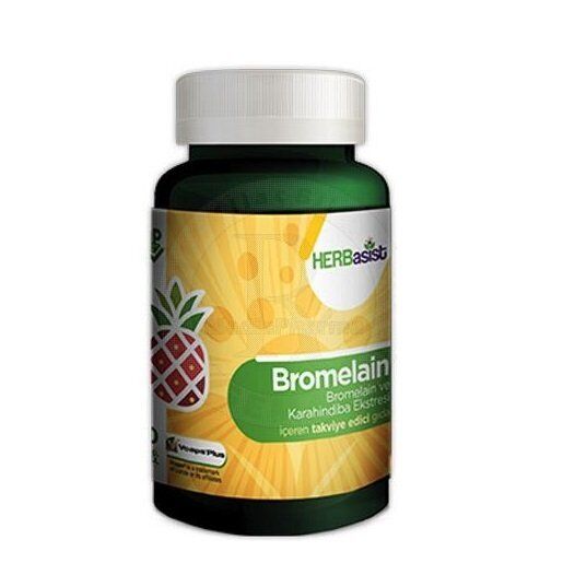 Herbasist Bromelain ve Kara Hindiba içerikli 60 Kapsül