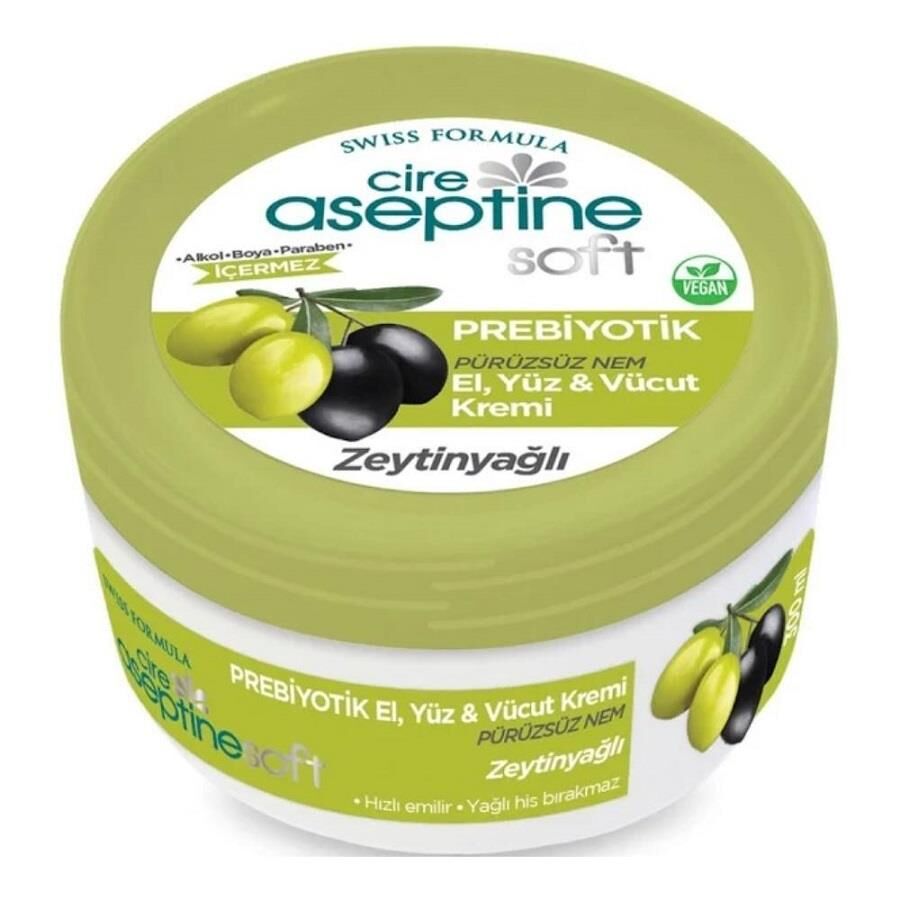 Cire Aseptine Soft Zeytinyağlı Prebiyotik Krem 300ml