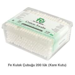Fe Kulak Temizleme Çubuğu 200'lük Kare Kutu