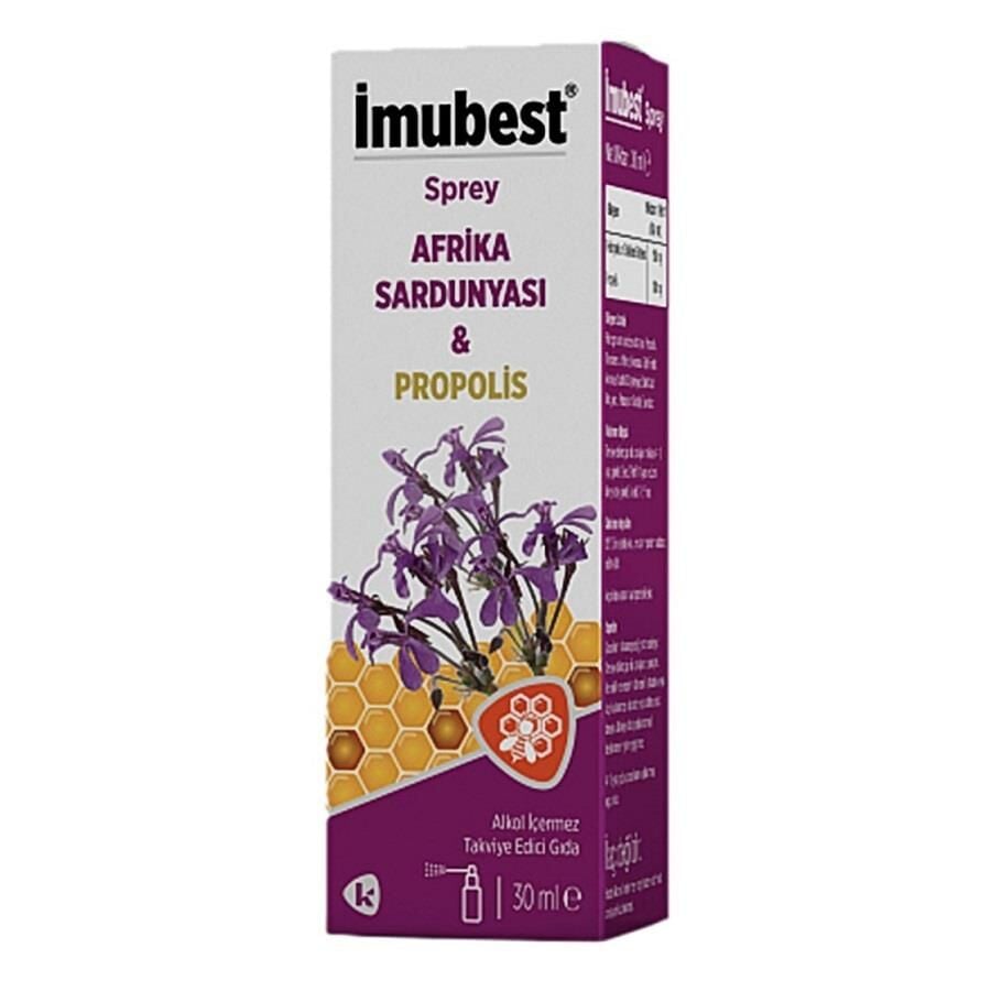 İmubest Afrika Sardunyası + Propolisli Sprey 30ml