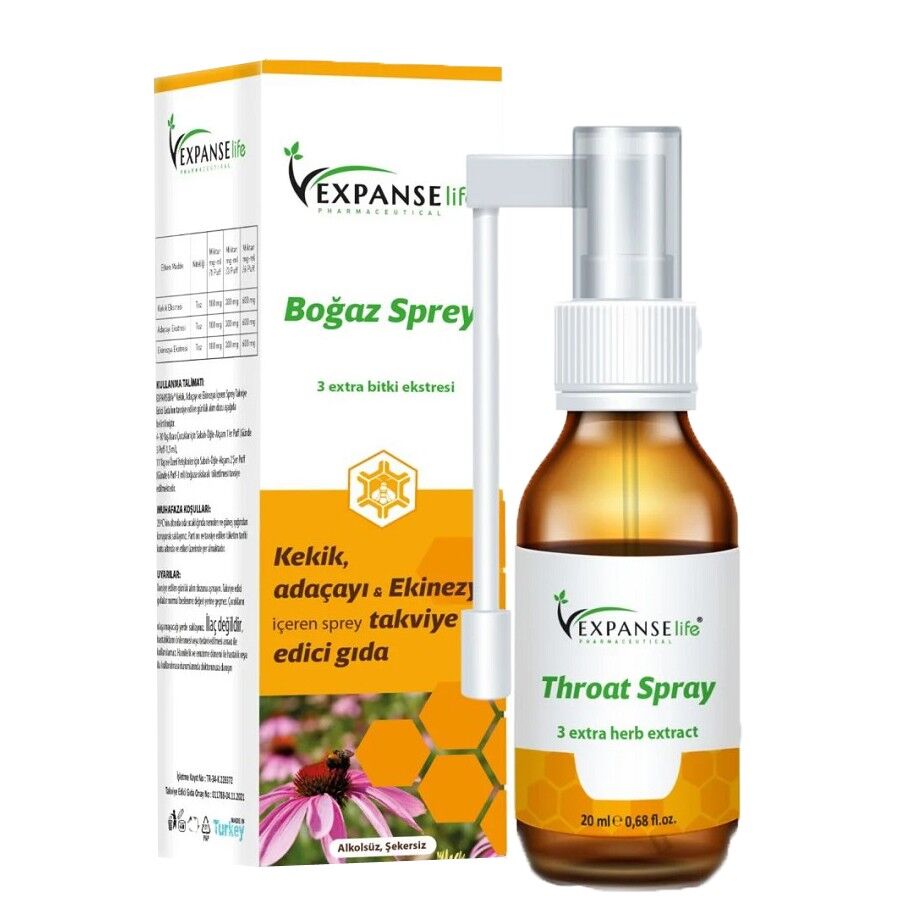 Expanse Life Boğaz Spreyi 20ml