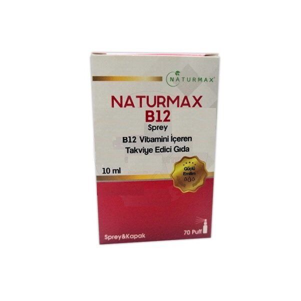 Naturmax B12 Vitamini 10ml Sprey