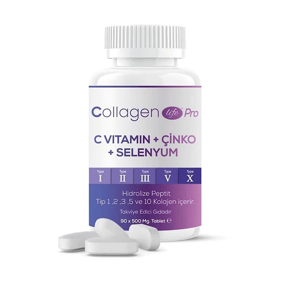Collagen Life Pro 5 Tip Kolajen 90 Tablet