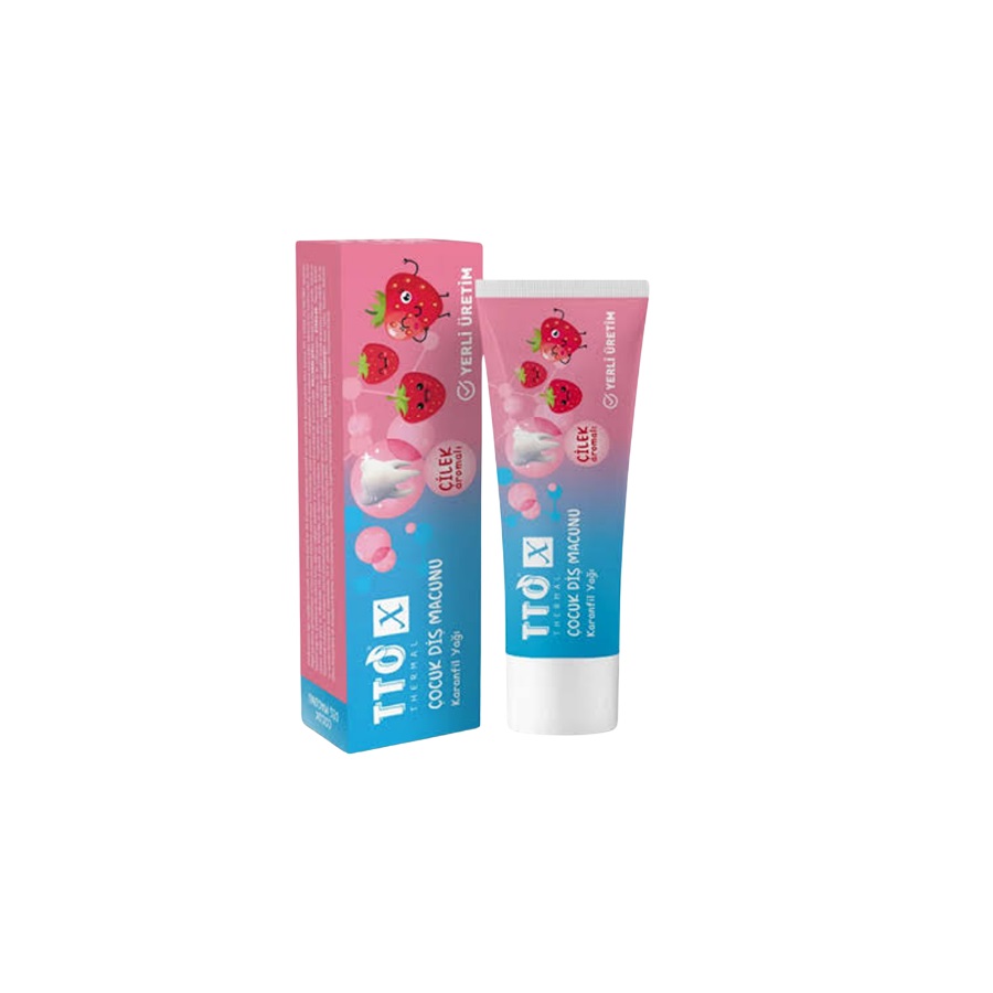 TTO-X Çocuk Diş Macunu Çilek Aromalı 50 ml