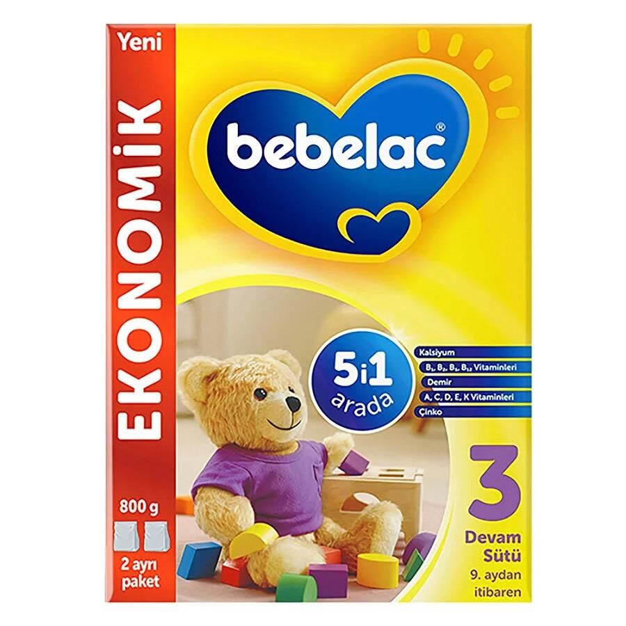 Bebelac 3 Bebek Devam Sütü 800 Gr