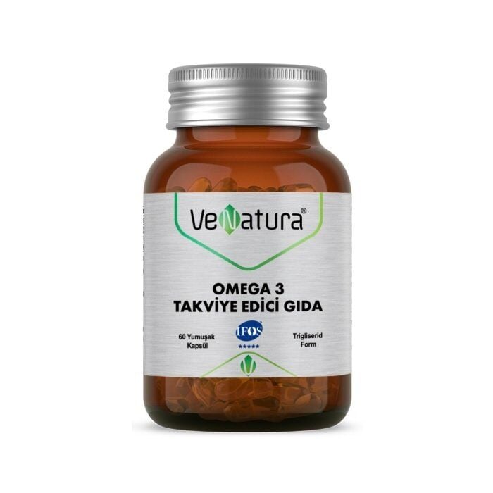 VeNatura Omega 3 Trigliserid Form 60 Yumuşak Kapsül