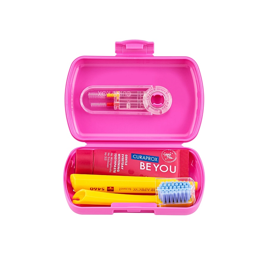 Curaprox Be You Travel Set Pembe