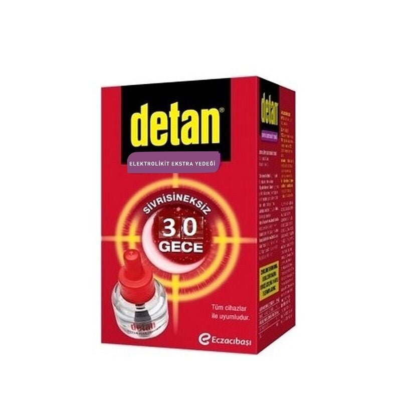 Detan Elektrolikit 30 Gece Ekstra Yedek