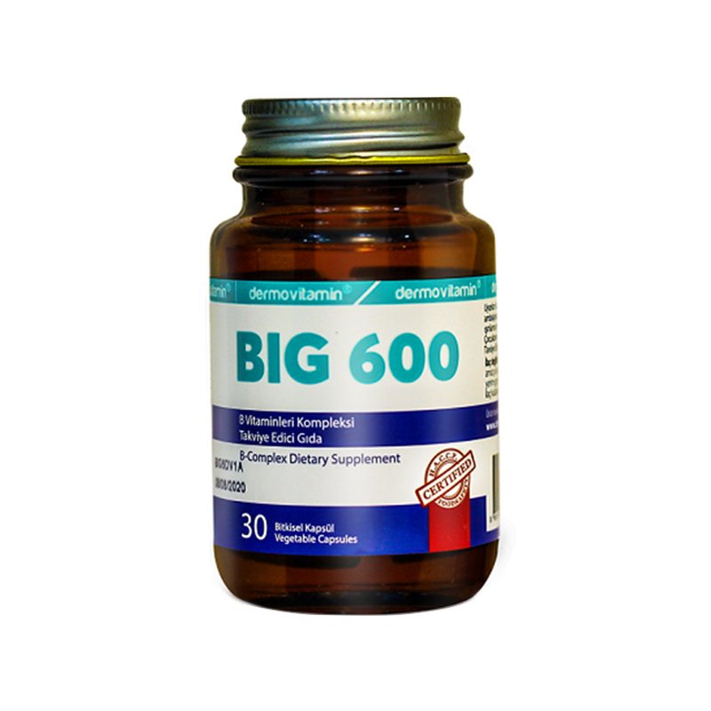 Big 600 B Vitaminleri Kompleksi 30 Kapsül