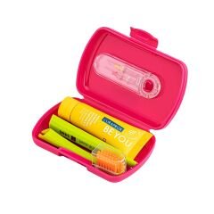 Curaprox Be You Travel Set, Koyu Pembe
