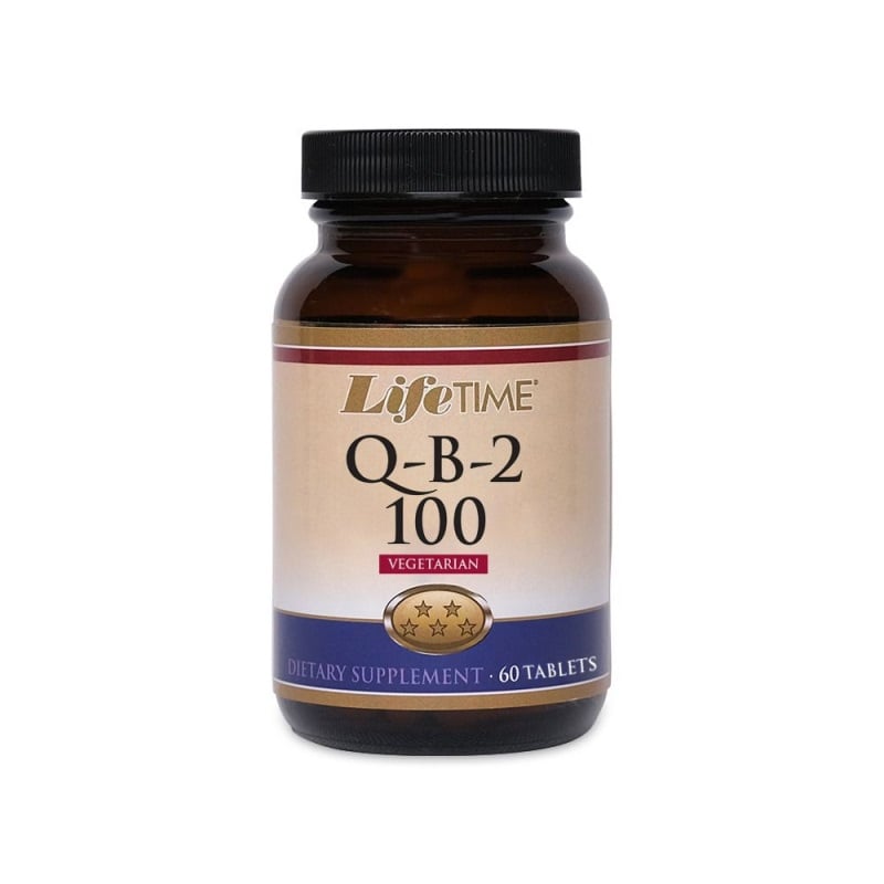 Life Time Q-B-2 Vitamin B2 100 MG 60 Tablet