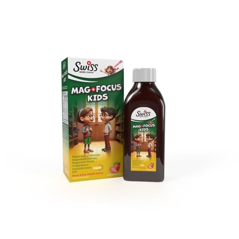Swiss Bork MAG FOCUS KIDS 150 ML Sirop