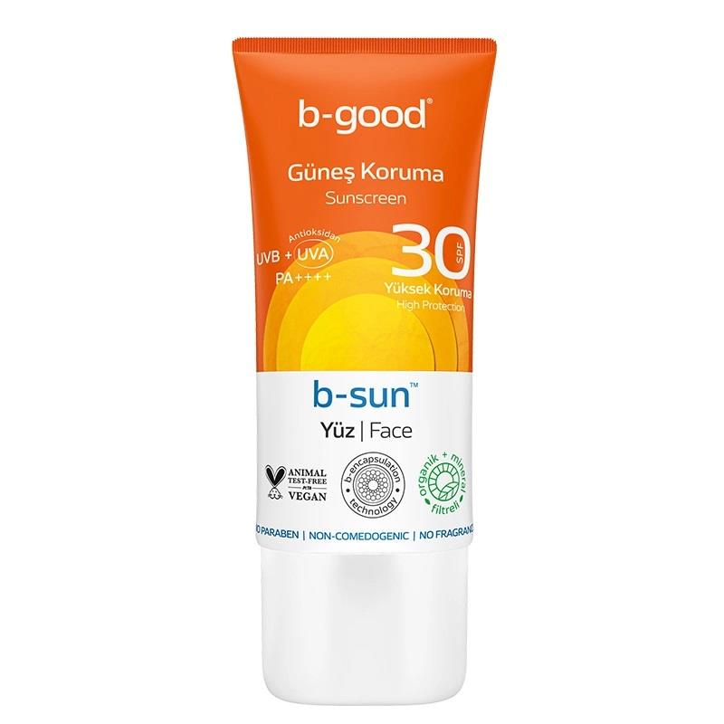 B-Good B-Sun SPF 30 Yüz Güneş Koruma 50 ml