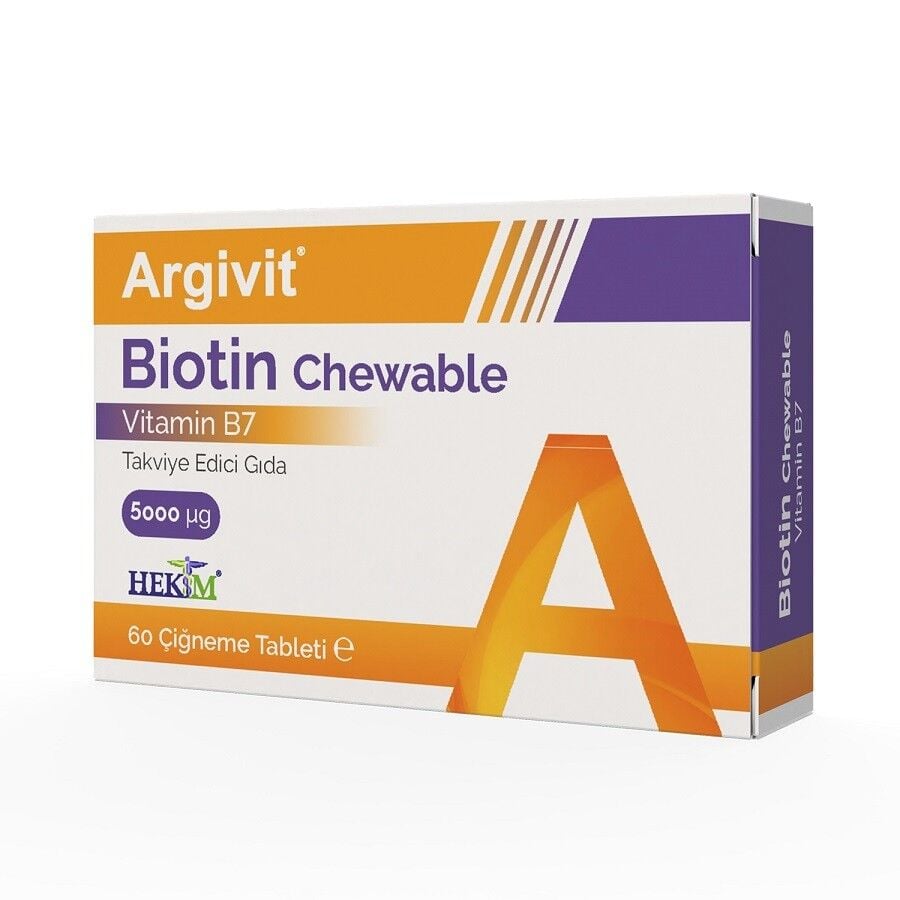 Argivit BIOTIN Chewable 60 Tablet