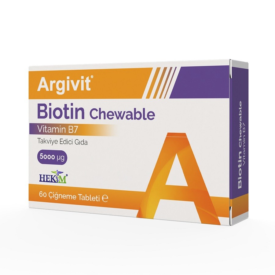 Argivit BIOTIN Chewable 60 Tablet