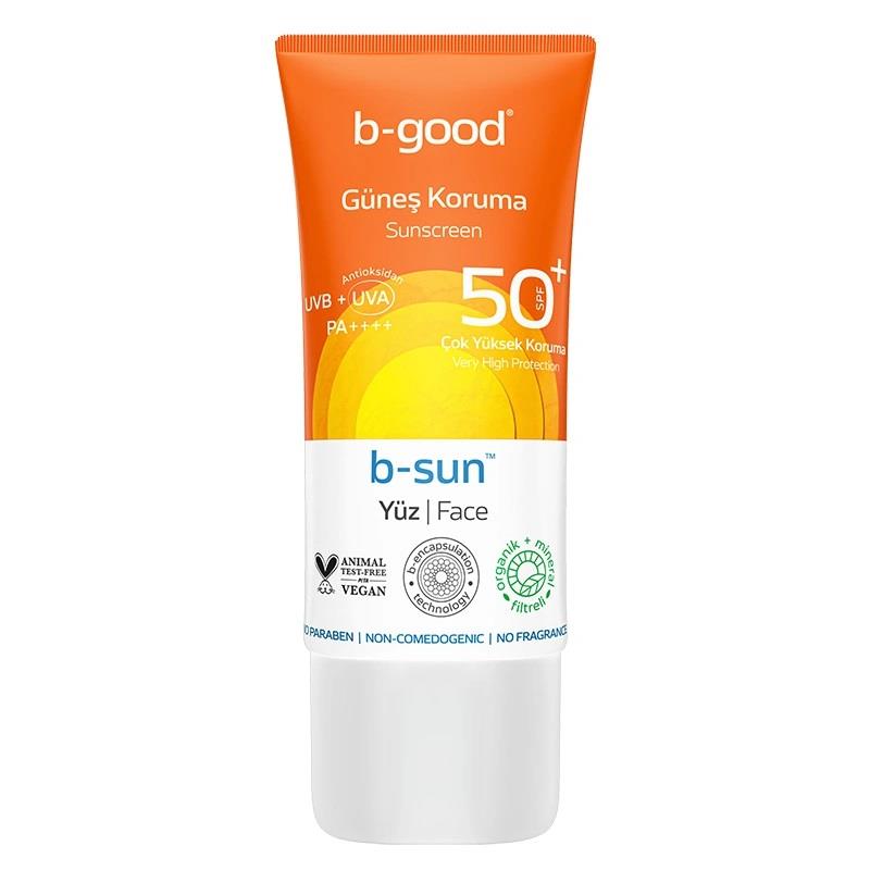 B-Good B-Sun SPF 50+ Yüz Güneş Koruma 50 ml