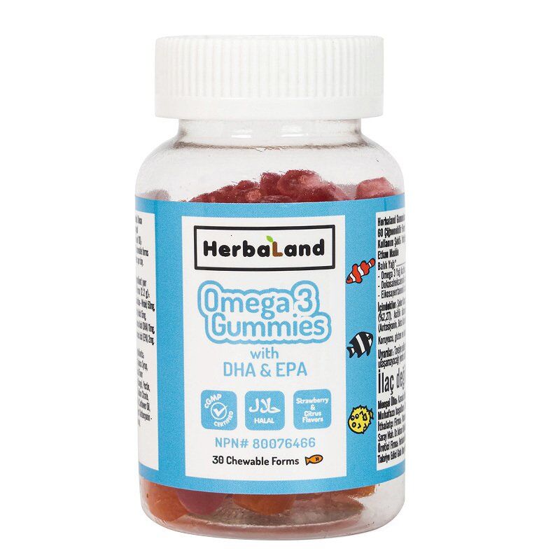 Herbaland Omega 3 Jelibon 30 luk