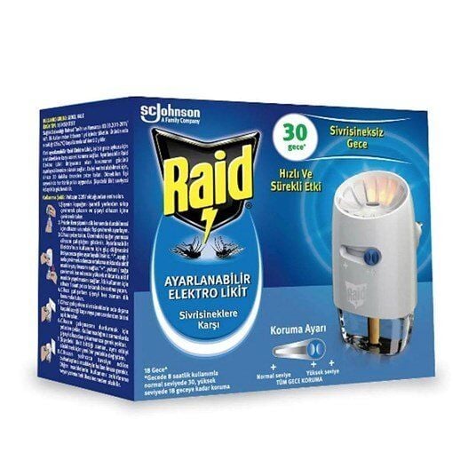 Raid Ayarlanabilir Elektrolikit 30 Gece 21 ml
