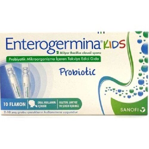 Enterogermina KIDS 5ML' lik Probiyotik 10 Flakon (Çocuk)